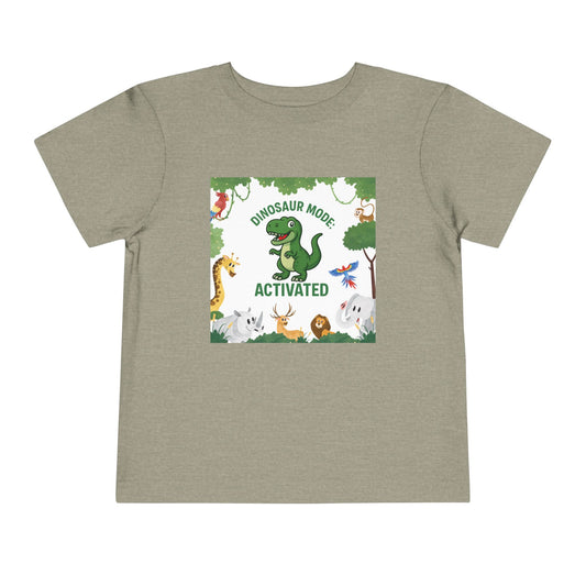 Dinosaur Mode Activated Tee for Toddlers, Kids T-Shirt, Jurassic Dino Shirt, Sleeve Top, Child Gift, Roarsome Outfit