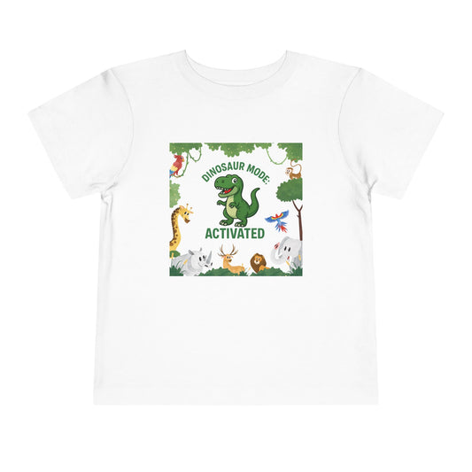 Dinosaur Mode Activated Tee for Toddlers, Kids T-Shirt, Jurassic Dino Shirt, Sleeve Top, Child Gift, Roarsome Outfit